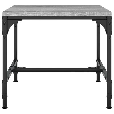 vidaXL Príručný stolík sivý dub sonoma 40x40x35 cm spracované drevo