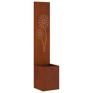 vidaXL Z&aacute;hradn&aacute; clona na s&uacute;kromie Rezac&iacute; Hrdzav&yacute; 32 x 32 x 150 cm