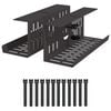 vidaXL &Uacute;ložn&yacute; box na k&aacute;ble pod st&ocirc;l 2 ks Čierna 35 x 12 x 13 cm Oceľ