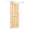 vidaXL Posuvn&eacute; dvere Pr&iacute;rodn&aacute; a biela 80 x 210 cm