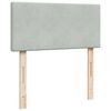vidaXL Posteľn&yacute; r&aacute;m boxsping s matracom bledosiv&yacute; 80x200 cm zamat