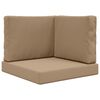 vidaXL Vank&uacute;&scaron; na vonkaj&scaron;iu pohovku Polyester Sivohned&aacute; 60 x 60 x 8 cm