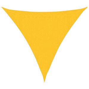 vidaXL Tieniaca plachta 160 g/m&sup2; žlt&aacute; 3,6x3,6x3,6 m HDPE