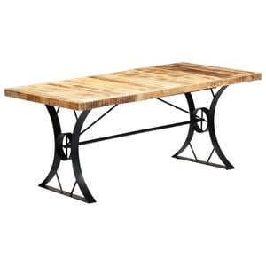vidaXL Jed&aacute;lensk&yacute; st&ocirc;l 180x90x76 cm mas&iacute;vne mangovn&iacute;kov&eacute; drevo