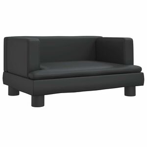 vidaXL Pelech pre psa čierny 60x40x30 cm umel&aacute; koža