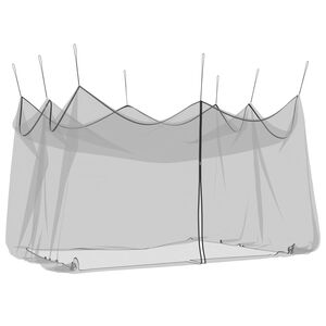 vidaXL Z&aacute;hradn&aacute; kom&aacute;rov&aacute; sieť 220 mesh Čierna 3 x 4,5 x 2,5 m