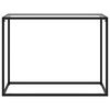 vidaXL Konzolový stolík priehľadný 100x35x75 cm tvrdené sklo