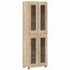vidaXL Highboard FLORIN 60 x 35 x 182 cm Sonoma dub Kompozitn&eacute; drevo
