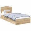 vidaXL &Uacute;ložn&aacute; posteľ Sonoma dub 90 x 190 cm Kompozitn&eacute; drevo