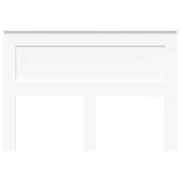 vidaXL Zadn&eacute; čelo s čelnou doskou Biela 140 cm Kompozitn&eacute; drevo