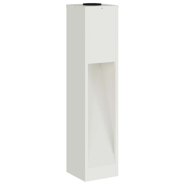 vidaXL Sol&aacute;rna LED chodn&iacute;kov&aacute; lampa 2 pcs Biela Studen&aacute; valcovan&aacute; oceľ