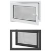 vidaXL Podkrovn&eacute; okno RISOR 90 x 60 cm PVC a sklo Antracitov&aacute;