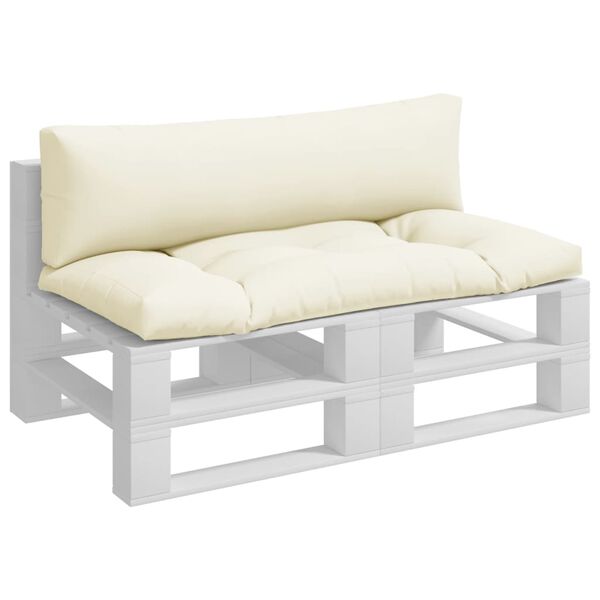 vidaXL Podložky na paletov&yacute; n&aacute;bytok 2 ks, pieskov&eacute;, l&aacute;tka