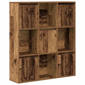 vidaXL Knižnica star&eacute; drevo 89x24x101,5 cm kompozitn&eacute; drevo