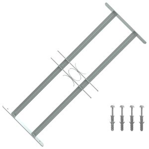 Nastaviteľn&aacute; bezpečnostn&aacute; okenn&aacute; mreža s 2 priečkami 500-650 mm