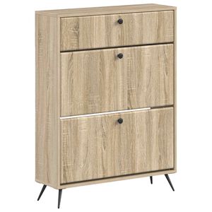 vidaXL Skriňa na top&aacute;nky BREDA 78 x 24 x 103 cm Kompozitn&eacute; drevo