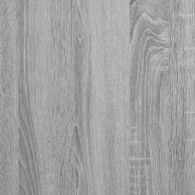 vidaXL Stohovateľné príručné stolíky 3 ks sivé sonoma kompozitné drevo