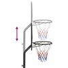 vidaXL Basketbalov&yacute; stojan čierny 282-352 cm polyet&eacute;n
