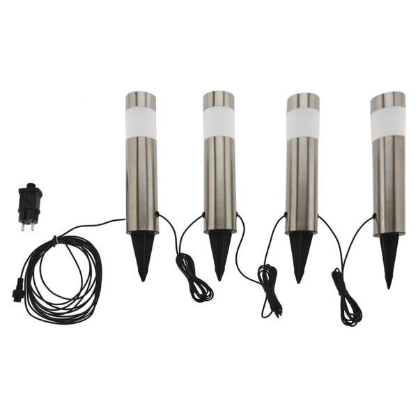 ProGarden LED záhradné osvetlenie 4 ks 6,3x37,5 cm