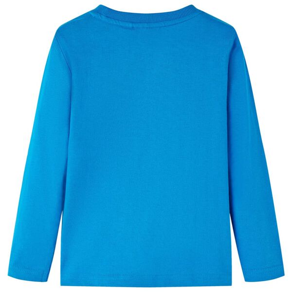 Detsk&eacute; tričko s dlh&yacute;mi ruk&aacute;vmi kobaltovo modr&eacute; 104