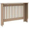 vidaXL Kryt radi&aacute;tora 2 pcs Hned&aacute; 112 x 19 x 81,5cm Kompozitn&eacute; drevo