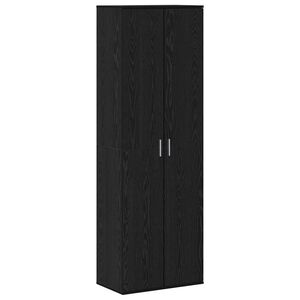 vidaXL Highboard Čierny dub 60 x 35 x 180 cm Kompozitn&eacute; drevo