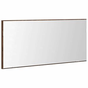 vidaXL Zrkadlo Hned&yacute; dub 80 x 37 cm Sklo a inžinierske drevo