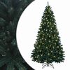 vidaXL Umel&yacute; Skl&aacute;pac&iacute; Vianočn&yacute; Stromček 240 cm 300 LED Tepl&aacute; biela