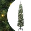 vidaXL Umel&yacute; vianočn&yacute; stromček Zelen&aacute; 180 cm PVC, oceľ a plast