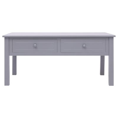 vidaXL Konferenčný stolík sivý 100x50x45 cm drevený