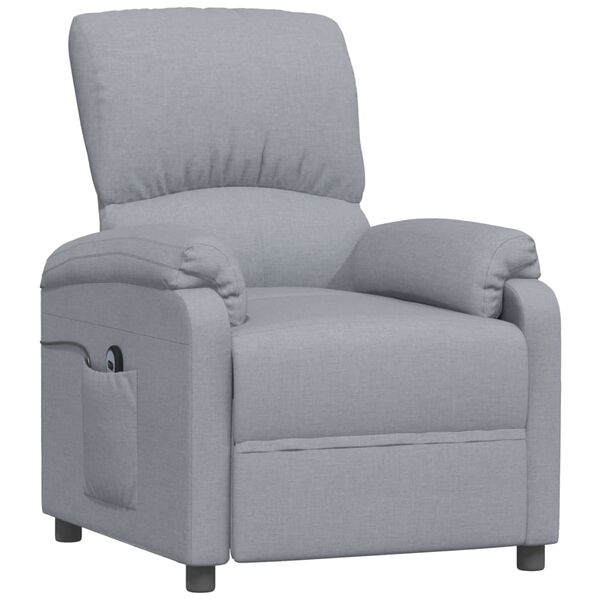 vidaXL Zdv&iacute;hacie kreslo bledosiv&eacute; l&aacute;tka