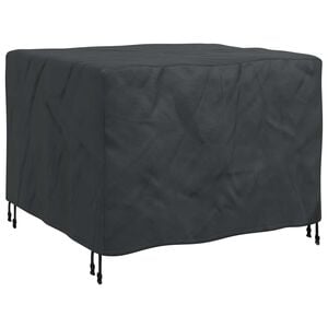 vidaXL Obal na n&aacute;bytok Jednofarebn&yacute; Čierna 113 x 113 x 73 cm 210D