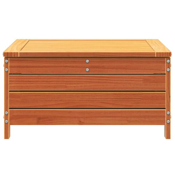 vidaXL Záhradná taburetka voskovohnedá 62x63,5x32 cm borovicový masív