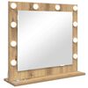 vidaXL Toaletn&eacute; zrkadlo Remeseln&yacute; dub 60 x 55 x 18 cm Obdĺžnikov&yacute;