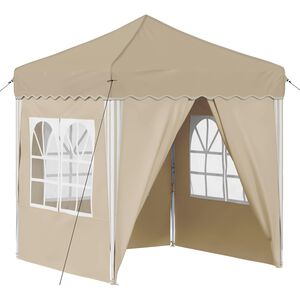 vidaXL Pr&iacute;stre&scaron;ok na p&aacute;rty 195 x 195 x 245 cm Kr&eacute;mov&aacute; Oxfordsk&aacute; l&aacute;tka