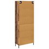 vidaXL Highboard Star&eacute; drevo 69,5 x 34 x 180 cm Kompozitn&eacute; drevo