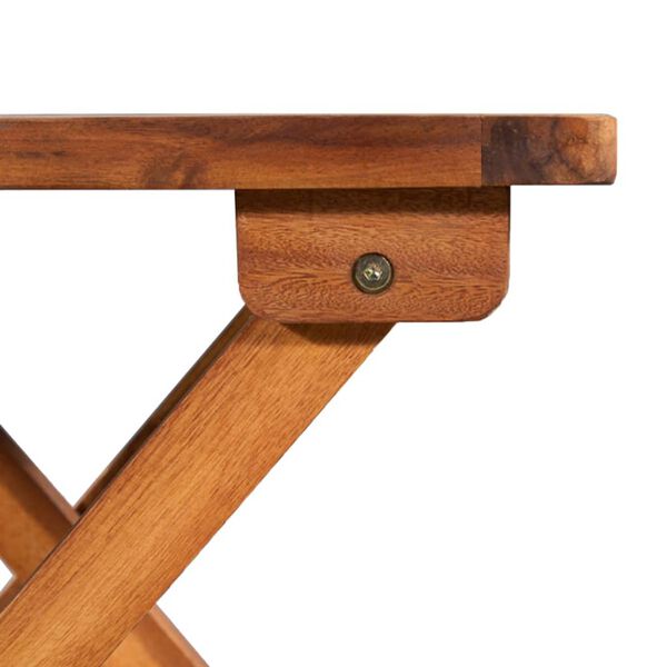 vidaXL Z&aacute;hradn&eacute; ležadl&aacute; 2 ks so stol&iacute;kom, polyratan a ak&aacute;ciov&yacute; mas&iacute;v