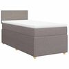 vidaXL Posteľn&yacute; r&aacute;m boxsping s matracom sivohned&yacute; 80x200 cm l&aacute;tka