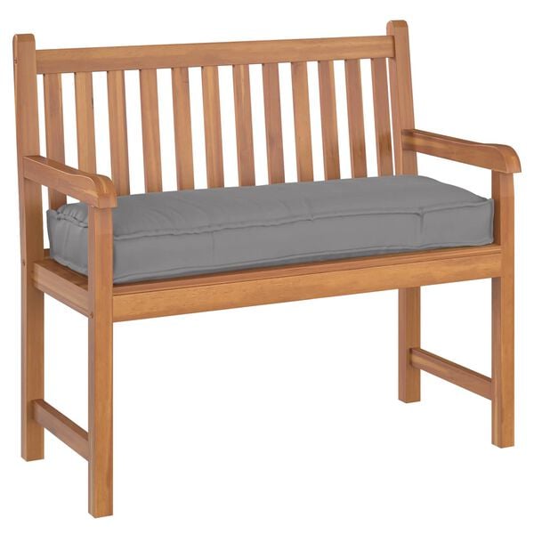 vidaXL Vank&uacute;&scaron; na paletov&uacute; lavicu Siv&aacute; 110 x 40 x 8 cm