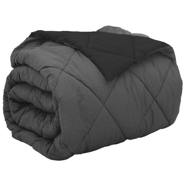 vidaXL Prikr&yacute;vka na cel&yacute; rok Čierna a antracit 220 x 200 cm