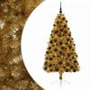 vidaXL Umel&yacute; vianočn&yacute; stromček s vianočn&yacute;mi guľami 180 cm 300 LED