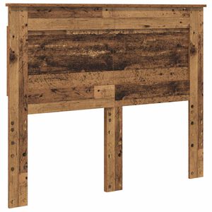 vidaXL Zadn&eacute; čelo s čelnou doskou Star&eacute; drevo 120 cm Kompozitn&eacute; drevo