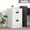 vidaXL Skriňa na dokumenty so z&aacute;suvkou Biela 44 x 50 x 106.5 cm