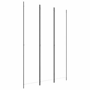 vidaXL 3-panelov&yacute; parav&aacute;n biely 150x220 cm l&aacute;tkov&yacute;