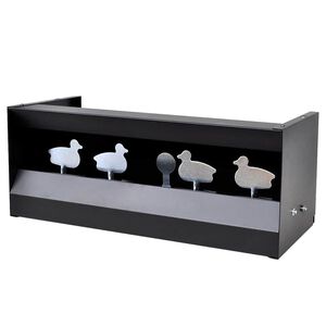 vidaXL Magnetick&aacute; strelnica s lapačom guliek, 4+1 terče v tvare kačky