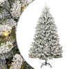vidaXL Umel&yacute; vianočn&yacute; stromček 270 cm 300 LED Tepl&aacute; biela PVC a oceľ