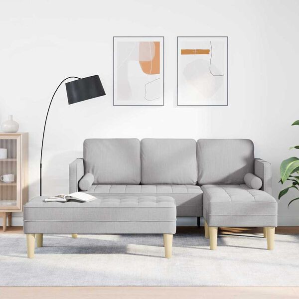 vidaXL Sada pohoviek s vank&uacute;&scaron;om 2 pcs Obl&aacute; &scaron;ed&aacute; Polyester