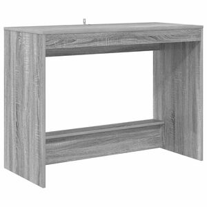 vidaXL Postelov&yacute; st&ocirc;l Siv&yacute; Sonoma Kompozitn&eacute; drevo 100 x 45 x 75 cm