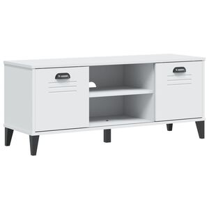 vidaXL Lavica na top&aacute;nky VIKEN, biela 106x35x45 cm, kompozitn&eacute; drevo