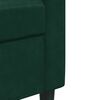 vidaXL 2-miestna pohovka tmavozelen&aacute; 140 cm zamat